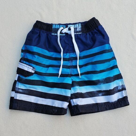 Kanu striped swim trunks Size 4T - Picture 1 of 10